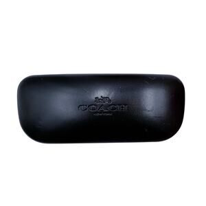 COACH New York Hardshell Sunglasses Glasses Hinged Case Black